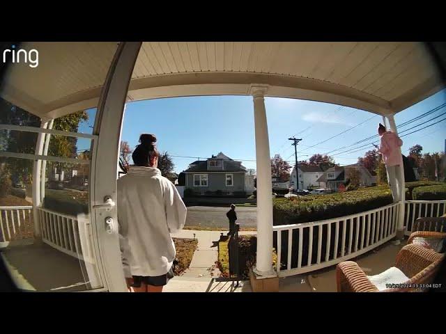 3 college roommates chase down porch pirate in Connecticut