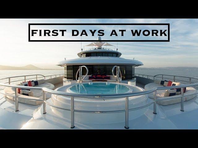 Yacht Arience | First Days At Work