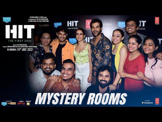 HIT Mystery Rooms Unit with Rajkummar R & Sanya M - HIT: The First Case | Dr. Sailesh | Bhushan K