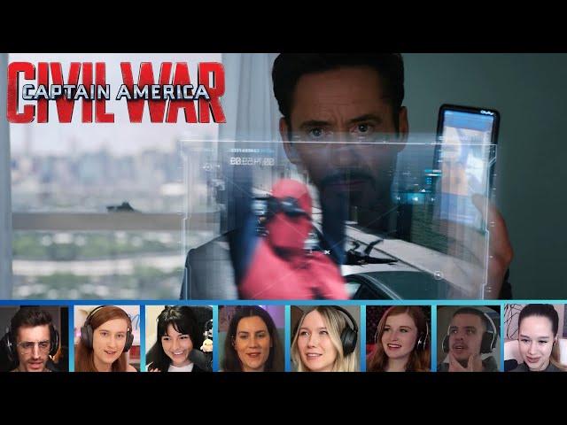 Reactors Reacting to TONY STARK MEETING SPIDERMAN | Captain America: Civil War (2016)
