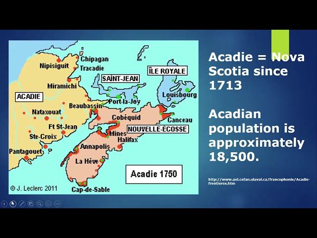 Acadians in Maine - a talk with Lise Pelletier