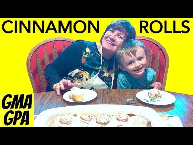 The Cohen & Namaw Show: Baking Cinnamon Rolls From Scratch With Great Grandma's Recipe! Homemade!