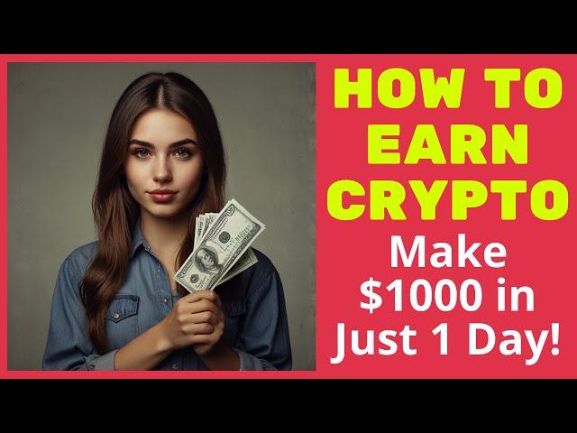 How to Earn Crypto: Make $1000 in Just 1 Day with Simple Strategies