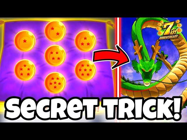  HOW TO SUMMON SHENRON FAST + EASY SECRET!!! NO ASKING FOR QR CODES!!! (DB Legends Anniversary)