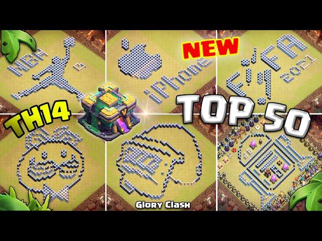 *Top 50* Brand New Th14 Funny & Troll Base LINK /Th14 Funn Base Copy Layout /14本娱乐阵 /Clash of clans