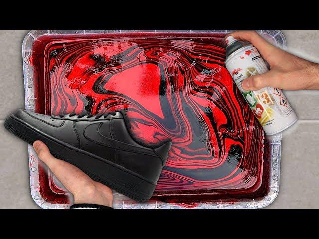 HYDRO Dipping AIR Force 1's!! (Giveaway)