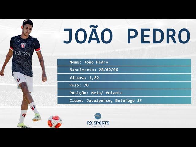 João Pedro - Meia/ Volante - Midfielder/ Defensive midfielder - 2024