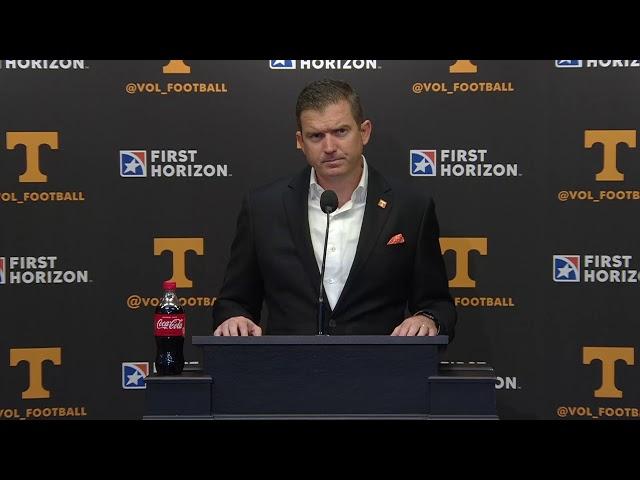 Josh Heupel Introduced as Head Football Coach
