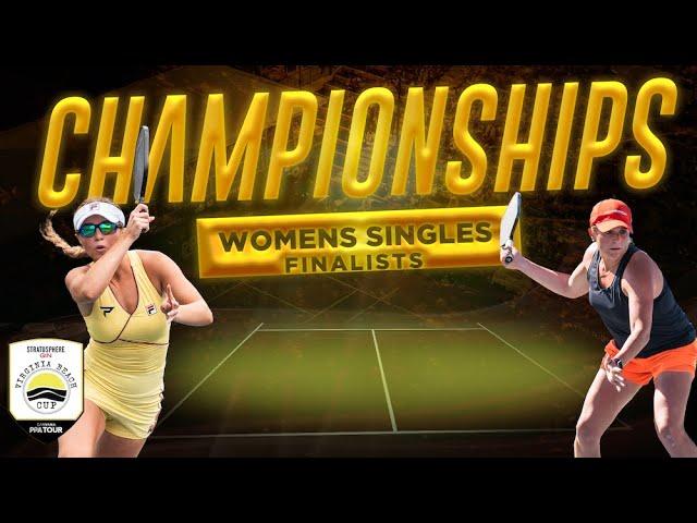 Anna Leigh Waters v Brooke Buckner at the Stratusphere Gin Virginia Beach Cup