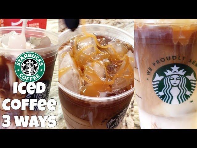 HOW TO MAKE A STARBUCKS CARAMEL MACCHIATO ICED COFFEE | MOST POPULAR | HACKS | VANILLA