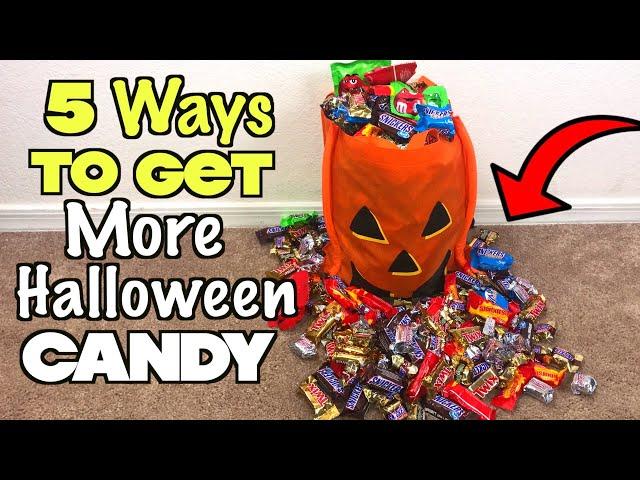 5 Ways To Get More Halloween Candy - PART 2 (Must Try) Trick or Treat Ideas! | Nextraker