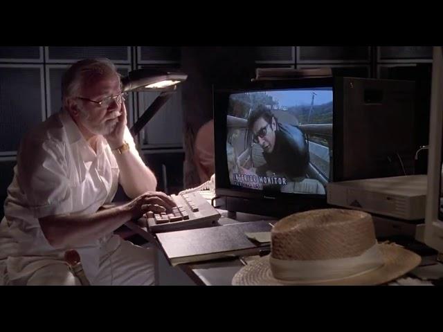 Jurassic Park--Ian Malcolm asking where the dinosaurs are