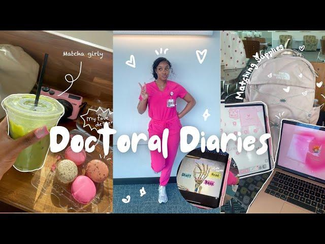 Study Vlog ️: productive university week, study tips | Houston girly grad school life