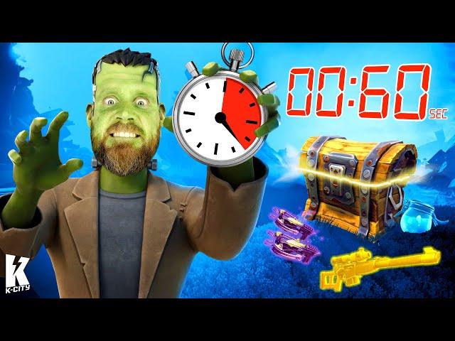 60 Seconds to Loot in FORTNITE Challenge! K-CITY GAMING