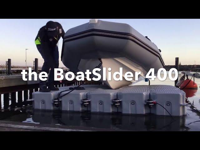 BulDock - Modular Floating Pontoon Dock | Boat Slider 400 | Boat Lifting System