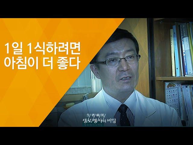 1일 1식하려면 아침이 더 좋다 - (20130330_454회 방송)_소식, 한 끼가 답인가?