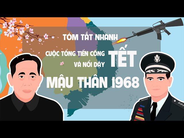 Quick summary of the 1968 Tet Offensive and Uprising | History summary channel - EZ History