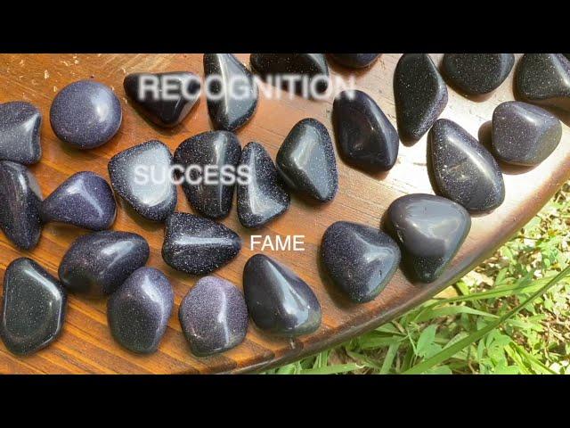 Blue Goldstone WEALTH & LUCK Relieves Headaches & Migraines HEALING GEMSTONE Seize the Day