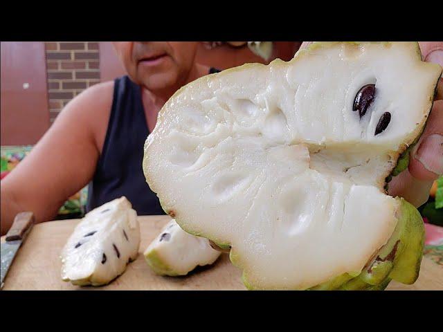 Tasting My Sweetest & Juiciest Custard Apple In 10 Yrs