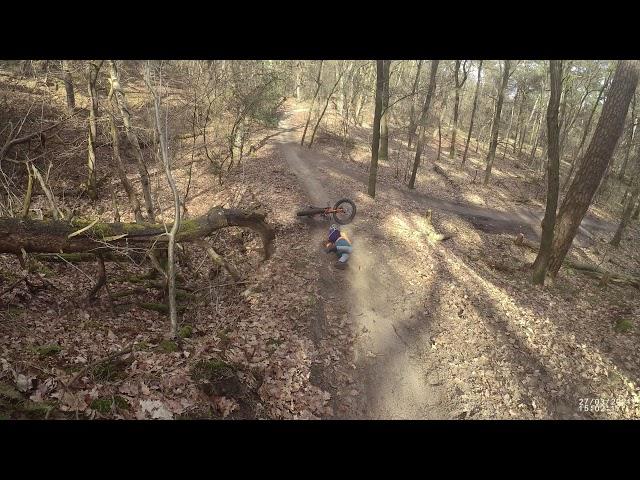 MTB route LDD Ralph Scott Mountain Crash 27 maart 2021