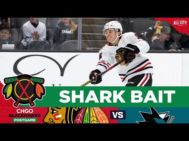 Chicago Blackhawks lose 3-2 to the Sharks on Halloween night | CHGO Blackhawks POSTGAME Podcast