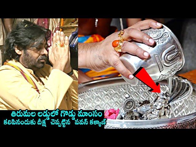 Deputy CM Pawan Kalyan 11 Days Prayaschitta Deeksha | Tirumala Laddu Issue | QubeTV News