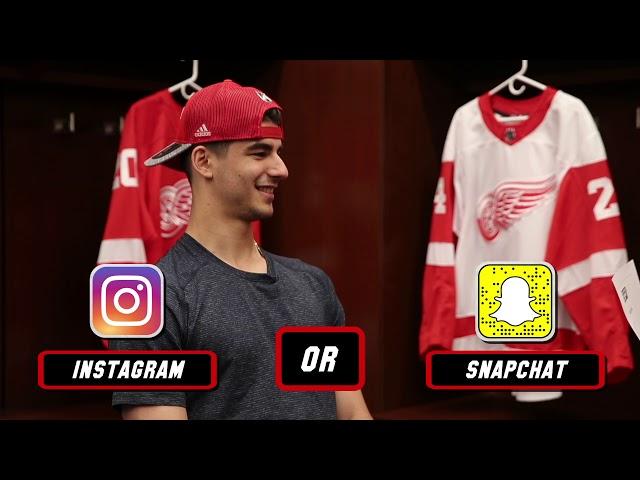 Red Wings Prospect Personalities | This or That - Joe Veleno