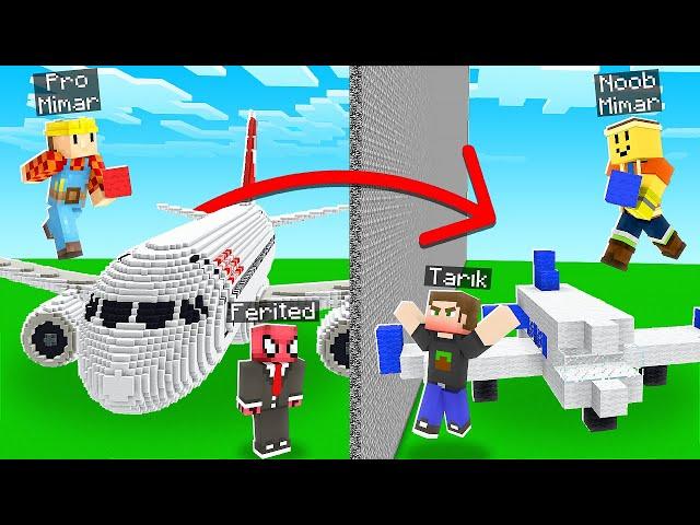 YAPI KAPIŞMALARINDA NOOB MİMAR İLE TROLLEDİM - Minecraft