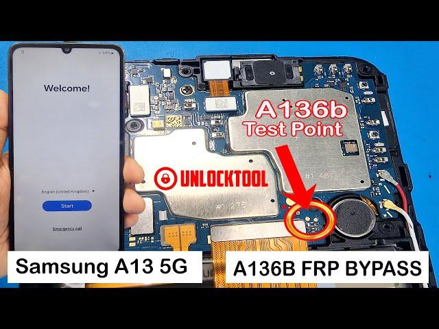 Samsung Galaxy A13 5G SM A136B Frp Bypass  Unlock Tool