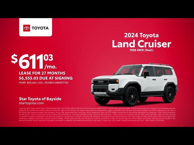 Toyota Land Cruiser 11/25/2024 4595250