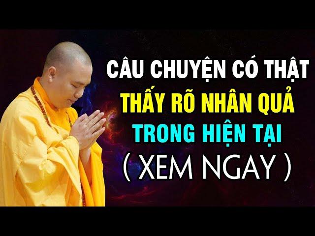 Câu chuyện có thật thấy rõ Nhân Quả trong hiện tại -  Thầy Thích Đạo Thịnh