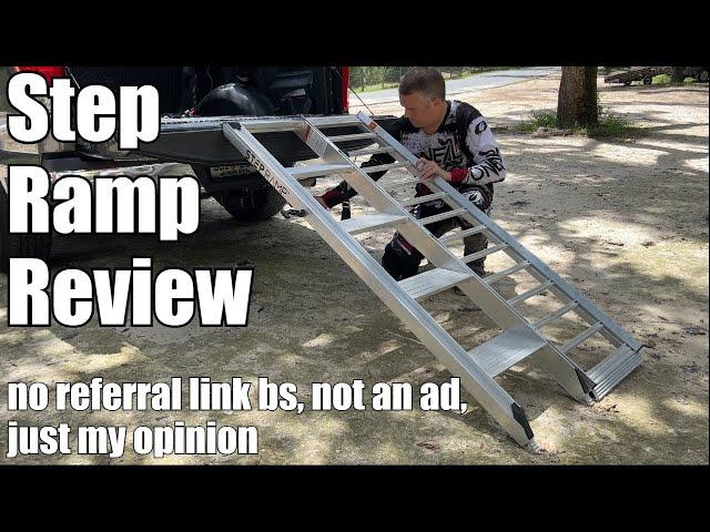 Step Ramp Dirt Bike Ramp Review 2WD F150 and Honda CRF 250F