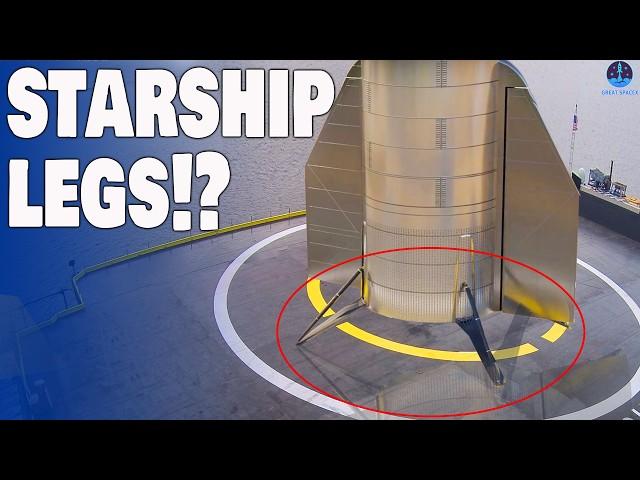 SpaceX Revealed Starship LEGS Landing on Droneship and Mars...