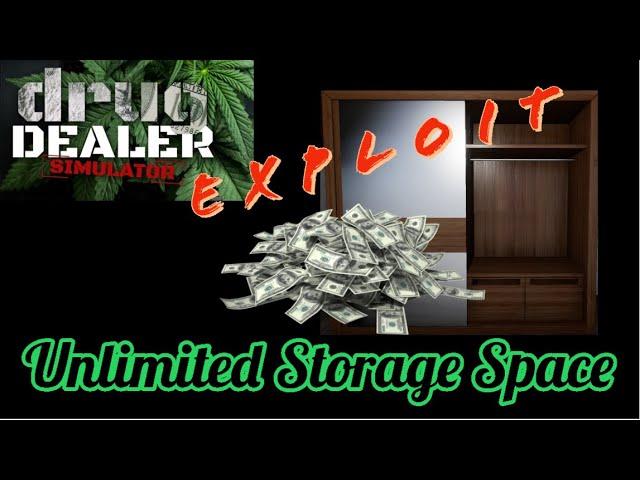 How to Get UNLIMITED amount of Storage Space & Money Cash | Drug Dealer Simulator | Tips & Tricks