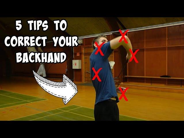 5 Backhand Mistakes You're Making In Badminton