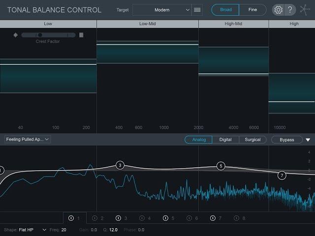 Tonal Balance Control in Ozone 8 Advanced