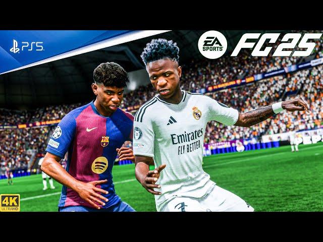 FC 25 - Real Madrid Vs Barcelona - Ft. Mbappe,Yamal| El Clasico | UEFA UCL 24/25 Final | PS5™ [4K60]