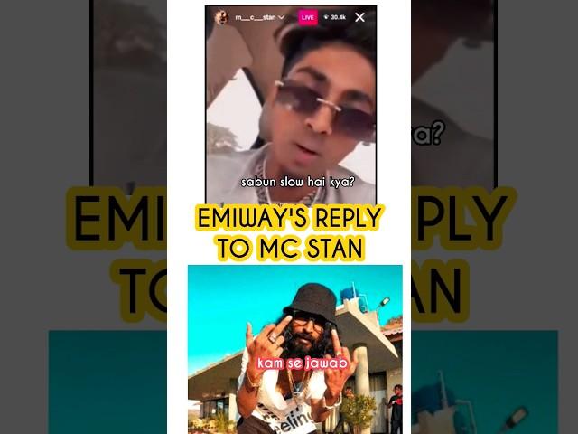 EMIWAY REPLY MC STAN #emiway #emiwaybantai #mcstan #savlon #disstrack