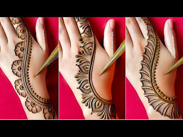 Top 3 stylish back hand mehndi | easy mehndi design | mehndi ka design | mehndi designs | mehndi.