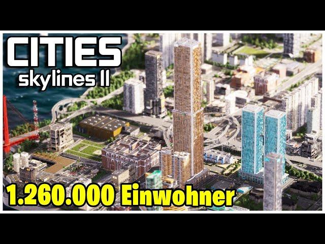 Cities Skylines 2 DISASTER - 1.260.000 Einwohner Stadt