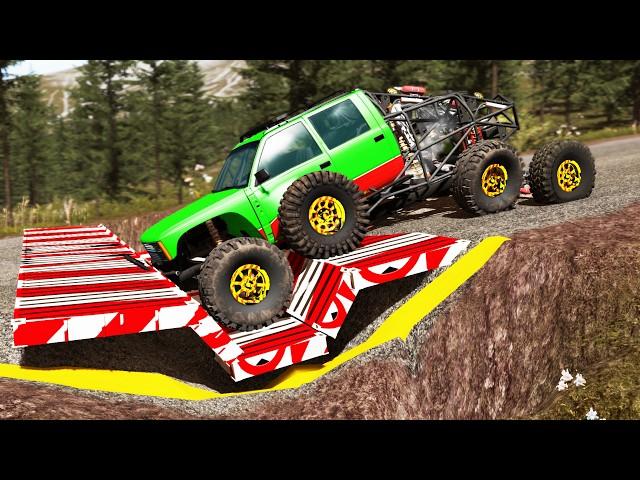 Cars vs Upside Down Speed Bumps #83 | BeamNG.DRIVE