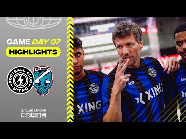 Bleibt Nader mit FC Nitro ungeschlagen? | FC Nitro vs. VfR Zimbos | Highlights Baller League