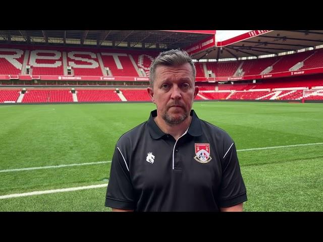 Aid Clements | Nottingham Forest Women v Stourbridge FC Women | Post Match Interview