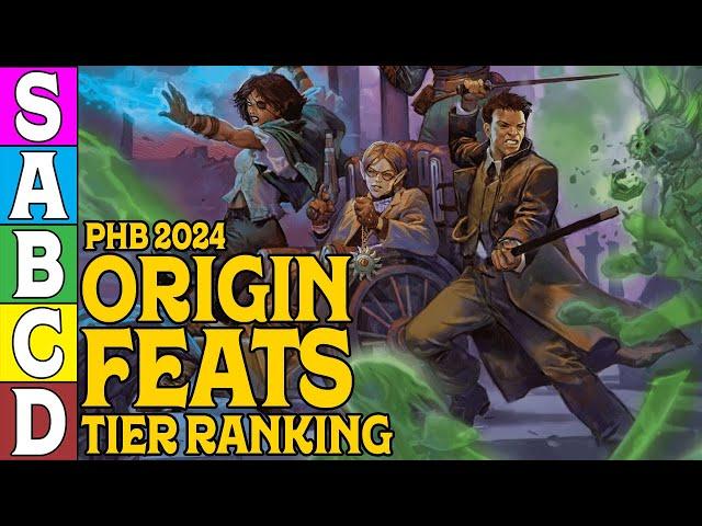 Tier Ranking the Origin Feats in the 2024 PHB