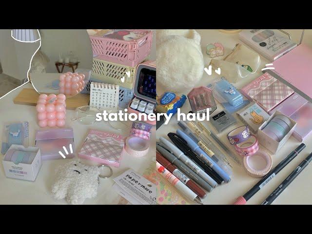 Huge aesthetic stationery haul  (back to school) ft. Stationerypal