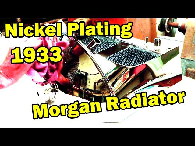 1933 Morgan Three Wheeler Radiator POLISH AND NICKEL PLATE