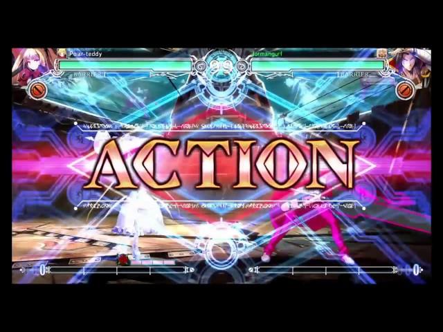 BLAZBLUE CENTRALFICTION - Kagura vs Rachel Marathon