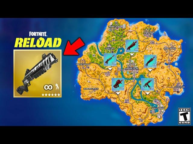 The NEW RAREST MYTHIC in Fortnite Reload! (Ultra Rare)