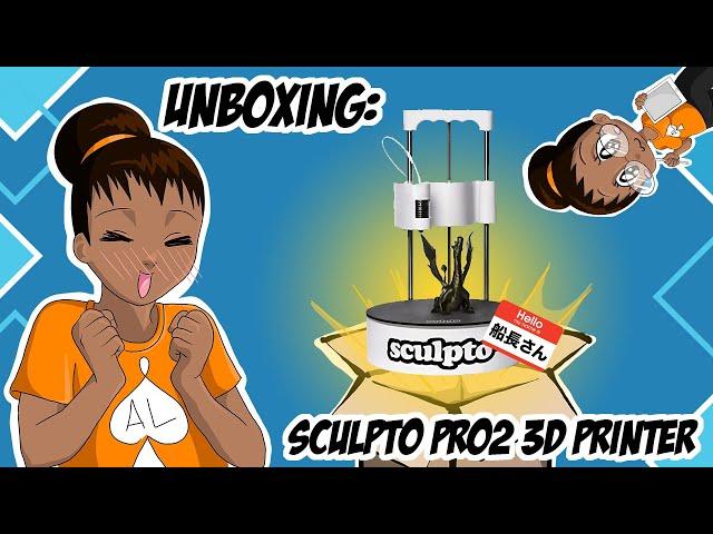 Unbox & Set Up: Sculpto Pro2 3D Printer [ft. Monster High Headphones!]