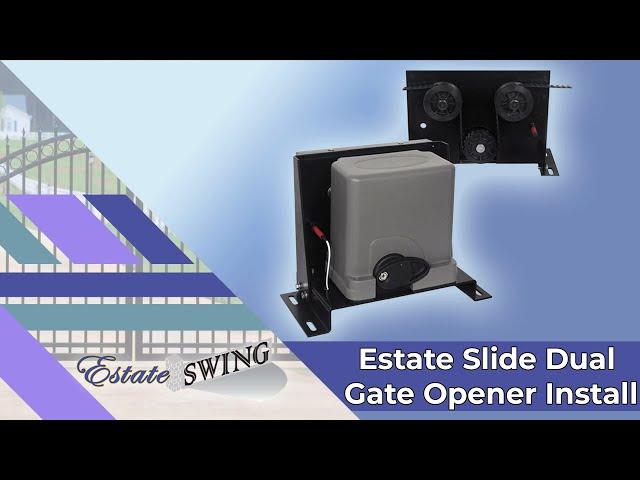 How To Install Estate Swing Dual Driveway Gate Opener